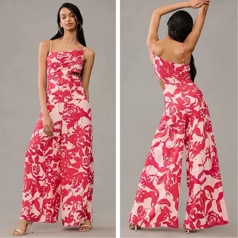 Anthropologie Plenty by Tracy Reese Draped Jumpsuit